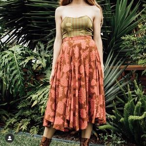 Novella Royale Scarlet Skirt in copper dahlia